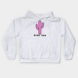 Free hug pink Kids Hoodie